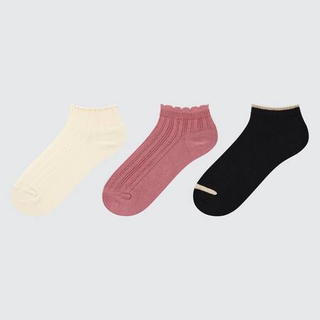 Girls Short Socks (Three Pairs)