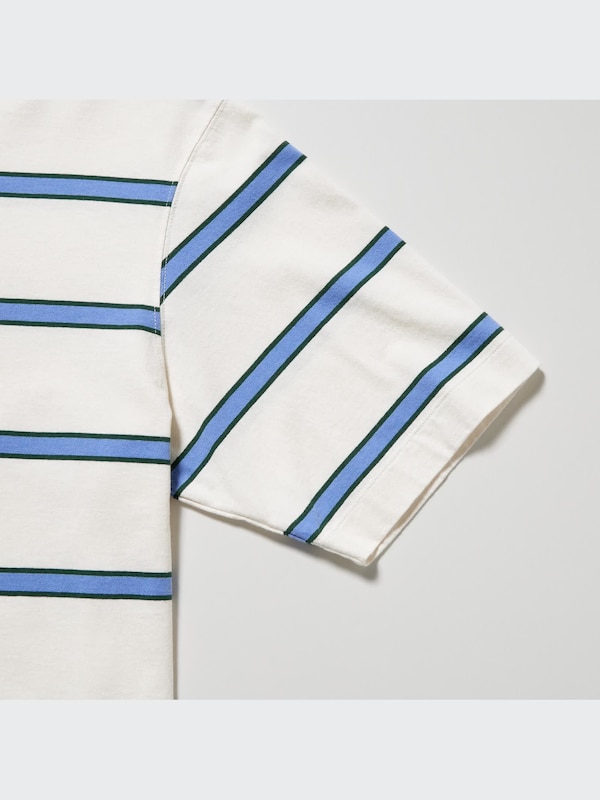 Rugger Striped Short Sleeve Polo Shirt
