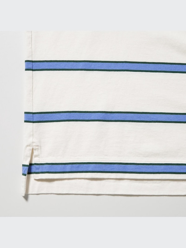Rugger Striped Short Sleeve Polo Shirt