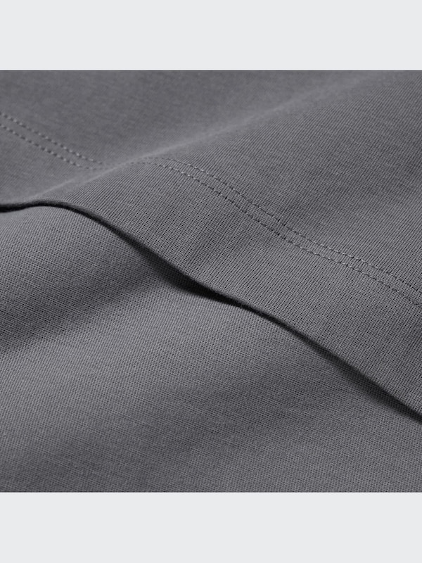 AIRism Cotton UV Protection Crew Neck Long-Sleeve T-Shirt