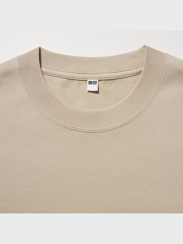 Washed Cotton Crew Neck Long-Sleeve T-Shirt (Oversized) (2022 Edition)