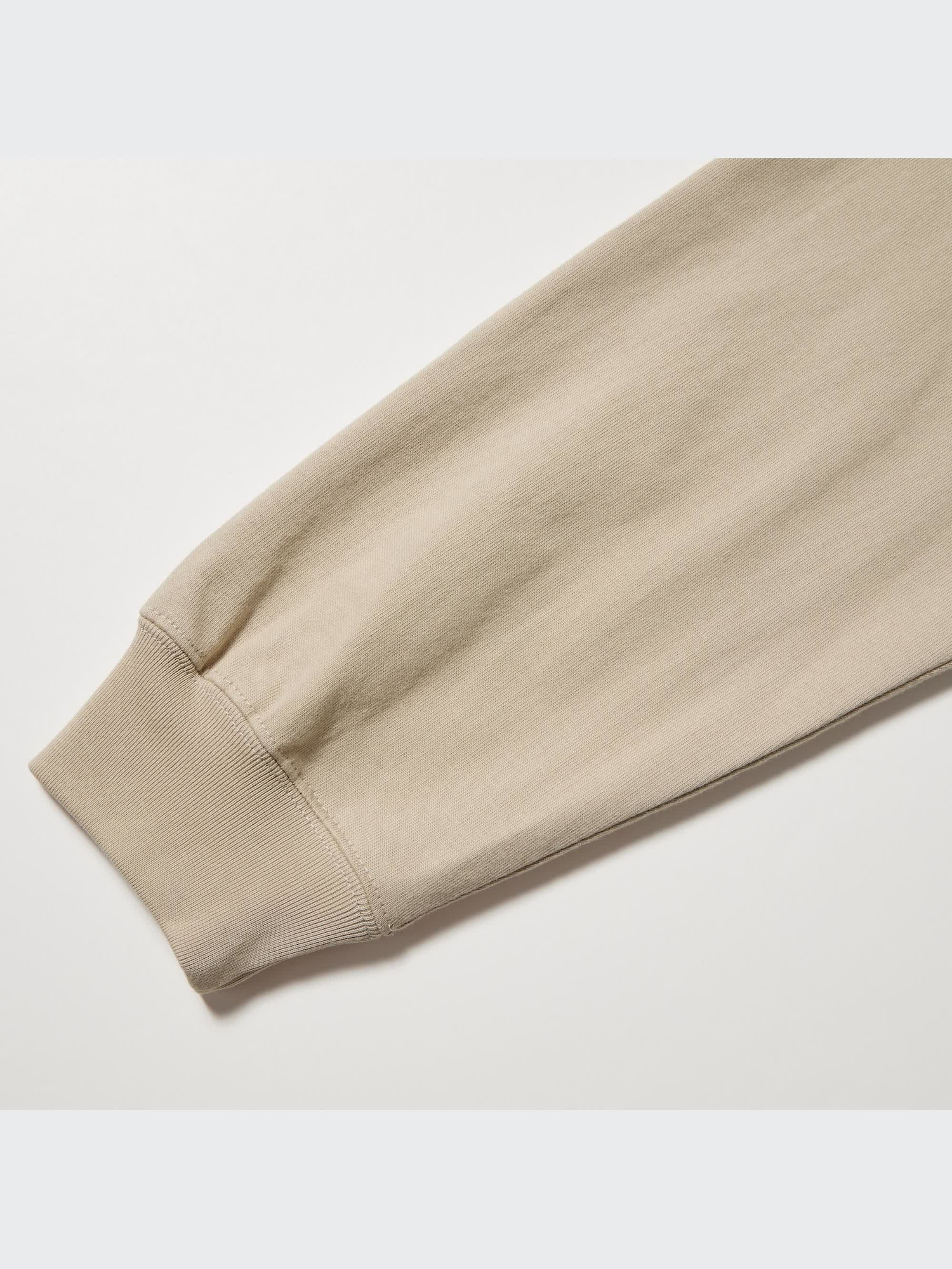 Washed Cotton Crew Neck Long-Sleeve T-Shirt (Oversized