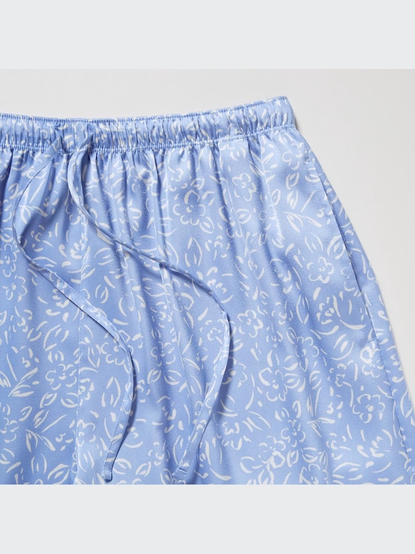 Satin Short-Sleeve Pajamas