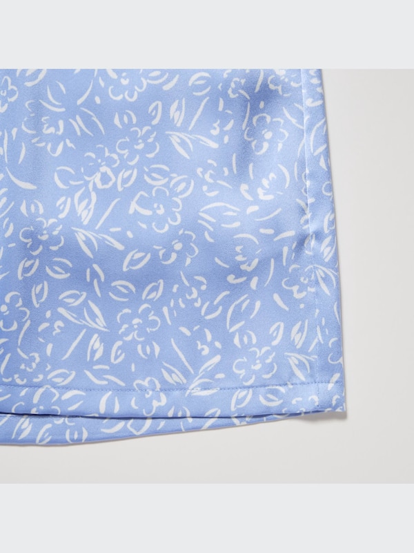 Satin Short-Sleeve Pajamas