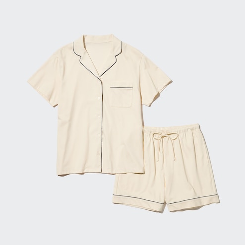 Decorus Womens Pajamas Set Cotton Long Short Sleeve Shirt Shorts Pants  Sleepwear Comfy Soft Nightwear Button-Down : : Clothing, Shoes 