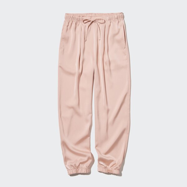 Satin Drape Jogger Pants | UNIQLO US