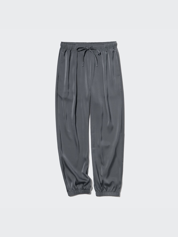 Satin Drape Jogger Pants