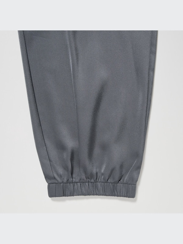 Satin Drape Jogger Pants