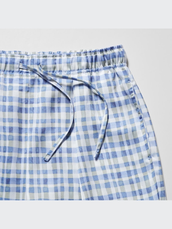 Satin Drape Straight Pants