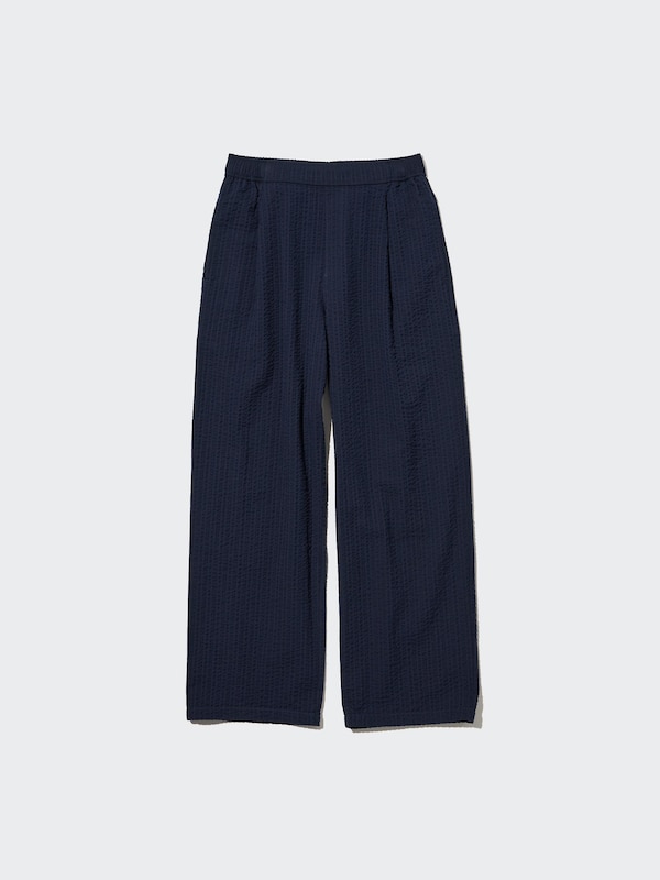 PANTALON À ENFILER CRÊPE DE COTON