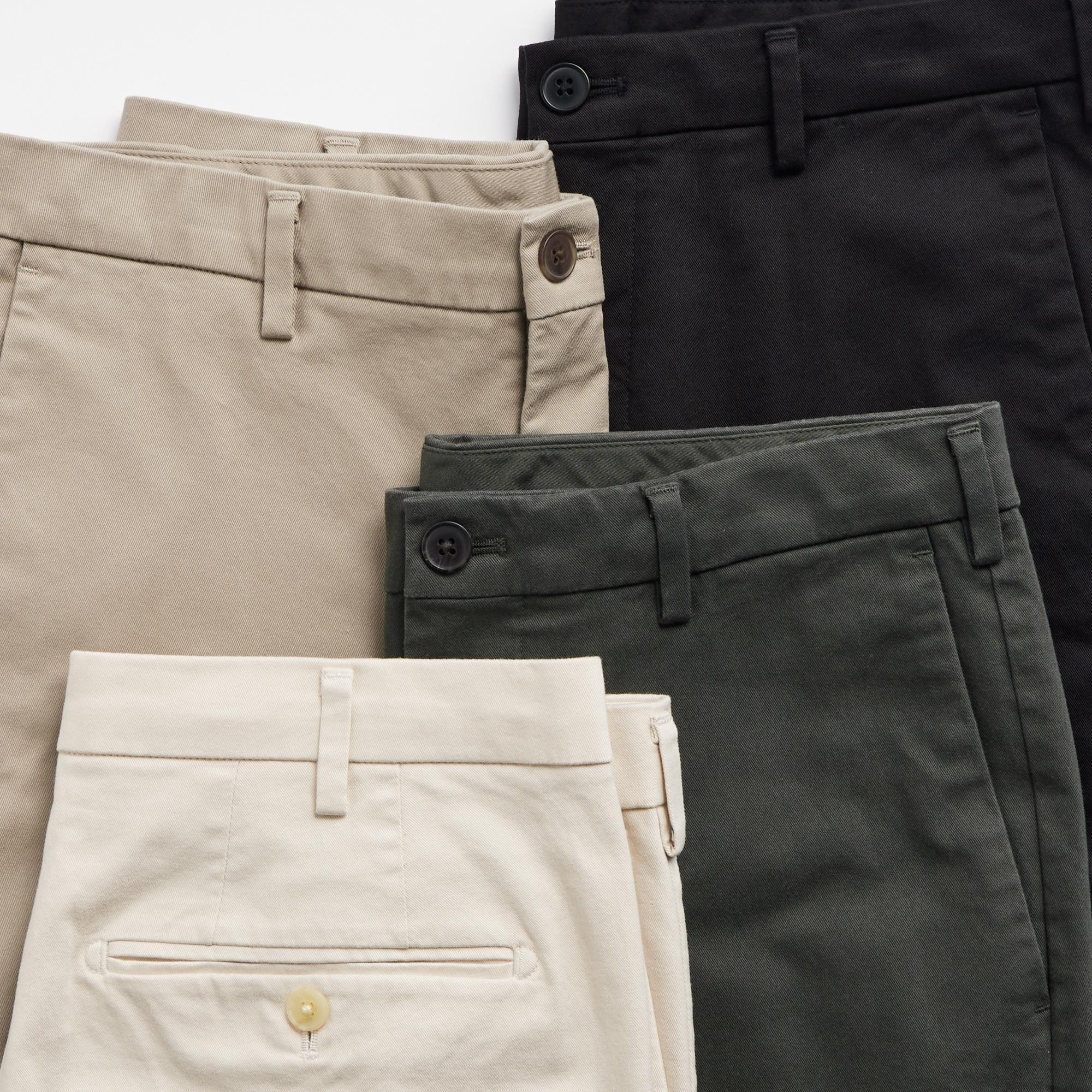 Uniqlo slim fit store flat front chino