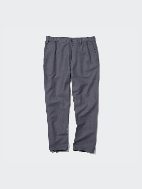 LINEN BLEND RELAXED PANTS