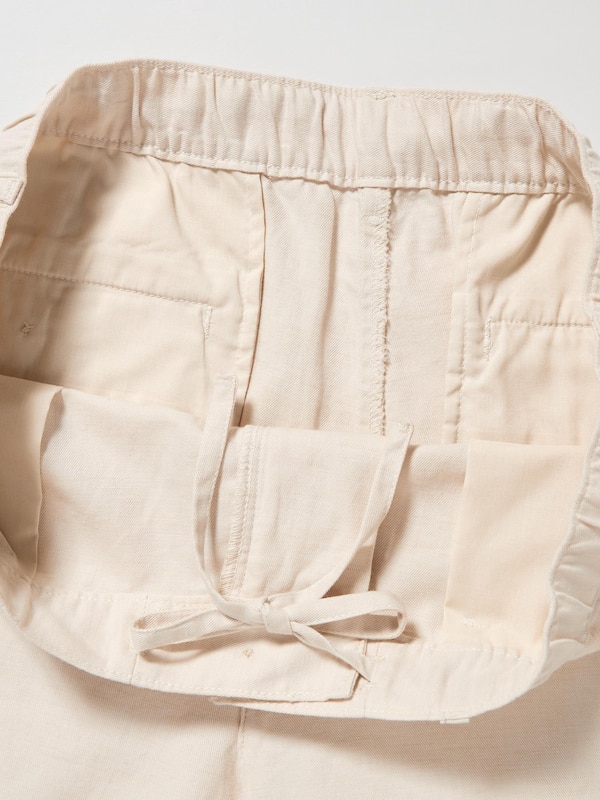 Linen Blend Relaxed Pants