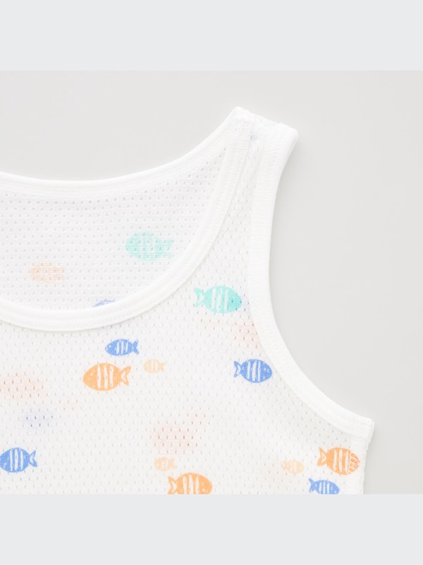 JOY OF PRINT COTTON MESH TANK TOP 2P