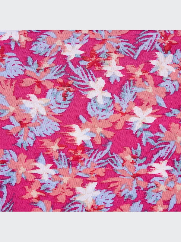 Robe caraco imprimée à fente