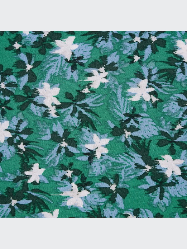 Robe caraco imprimée à fente