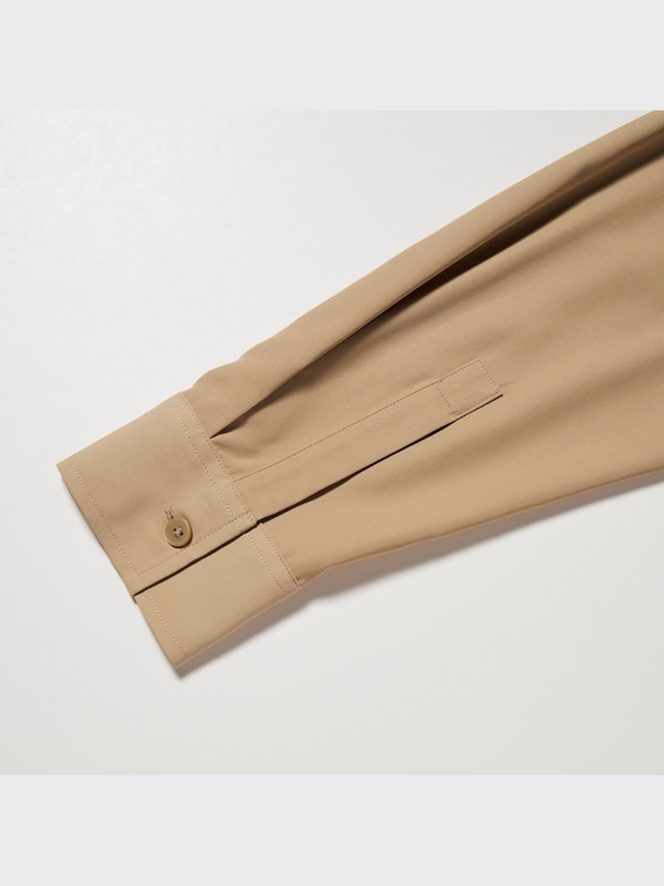 UV Protection Long-Sleeve Shirt Dress