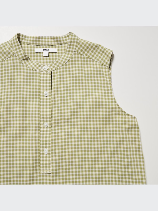 uniqlo slub cotton sleeveless dress Women's SLUB COTTON SLEEVELESS DRESS