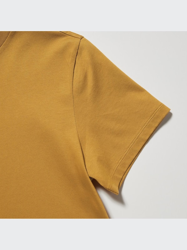 Mercerized Cotton Short-Sleeve Mini Dress
