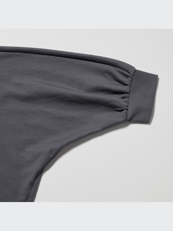 Smooth Cotton Volume 3/4-Sleeve T-Shirt