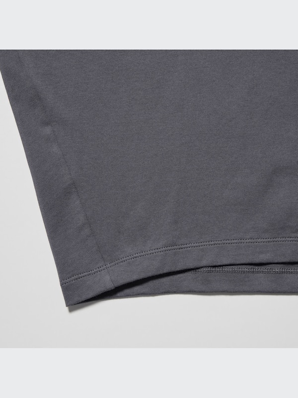 Smooth Cotton Volume 3/4-Sleeve T-Shirt