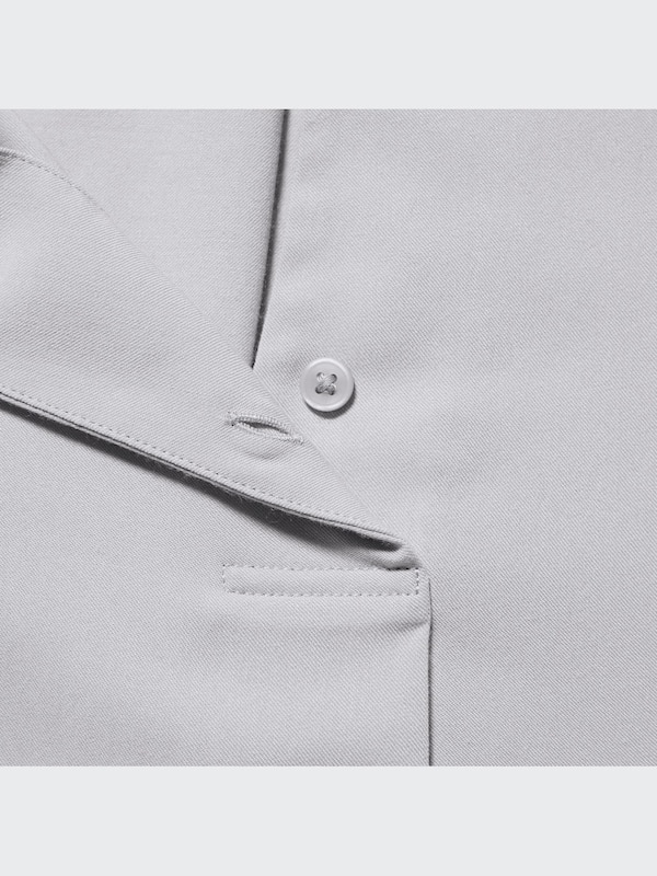 Rayon Skipper Collar Blouse | 3/4 Sleeve