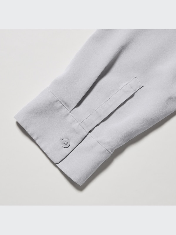 Rayon Skipper Collar Blouse | 3/4 Sleeve