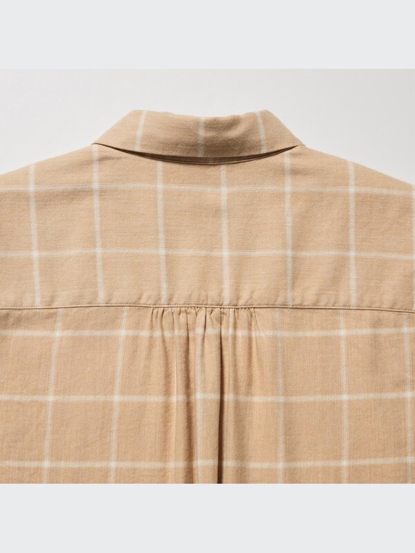 Soft Brushed Checked Long-Sleeve Shirt