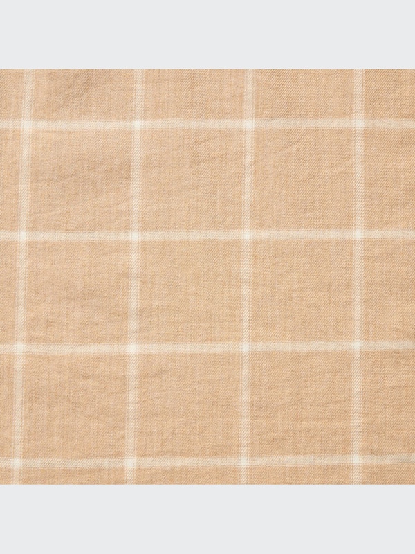 Soft Brushed Checked Long-Sleeve Shirt