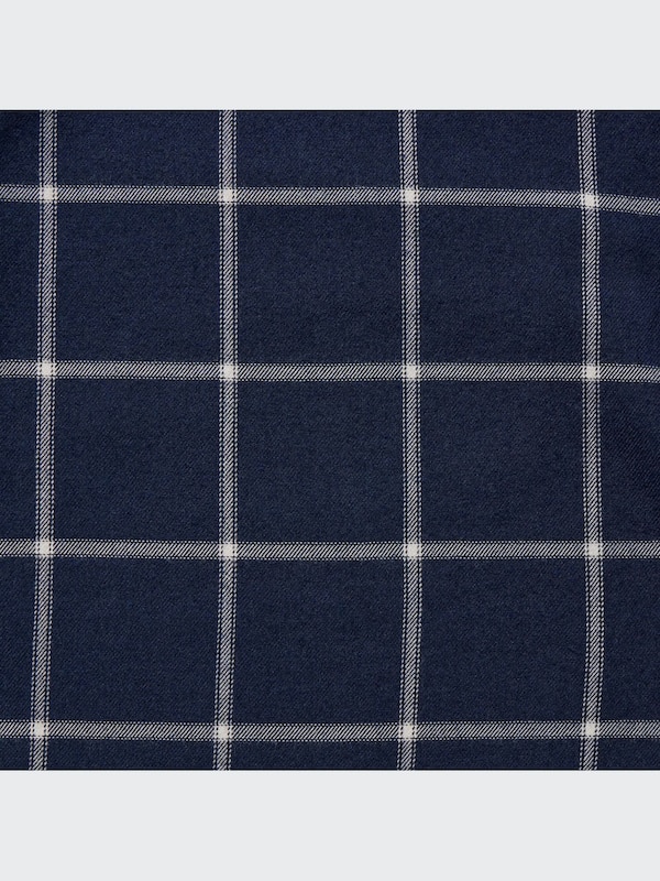 Soft Brushed Checked Long-Sleeve Shirt