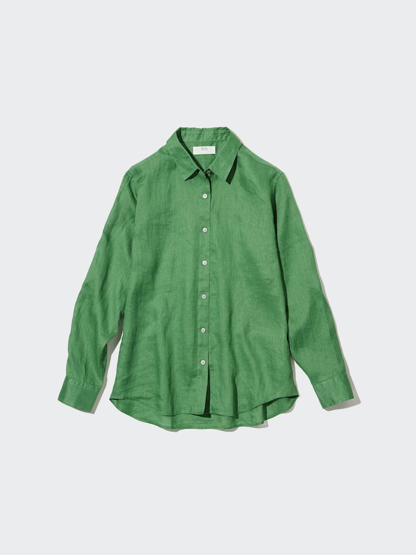 Premium Linen Long-Sleeve Shirt