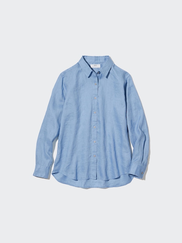 Premium Linen Long-Sleeve Shirt