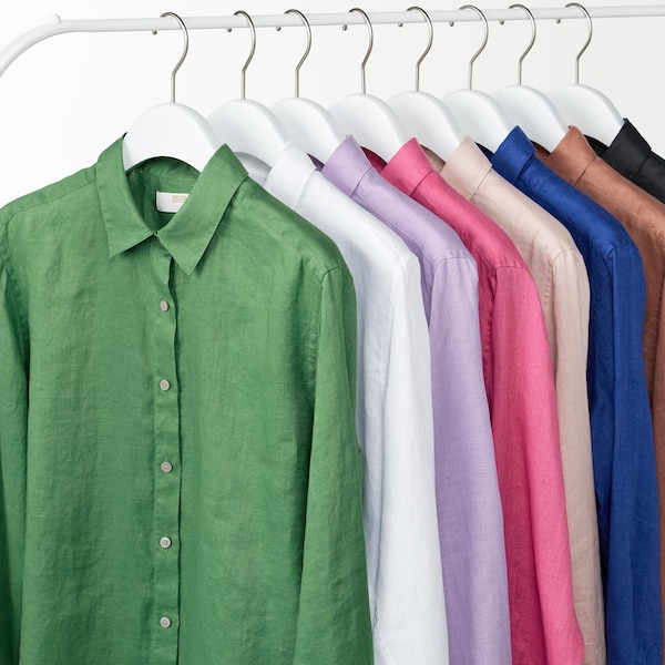 Premium Linen Long-Sleeve Shirt | UNIQLO US