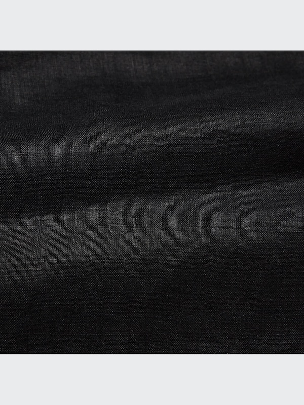 Premium Linen Skipper Collar Shirt (3/4 Sleeve)