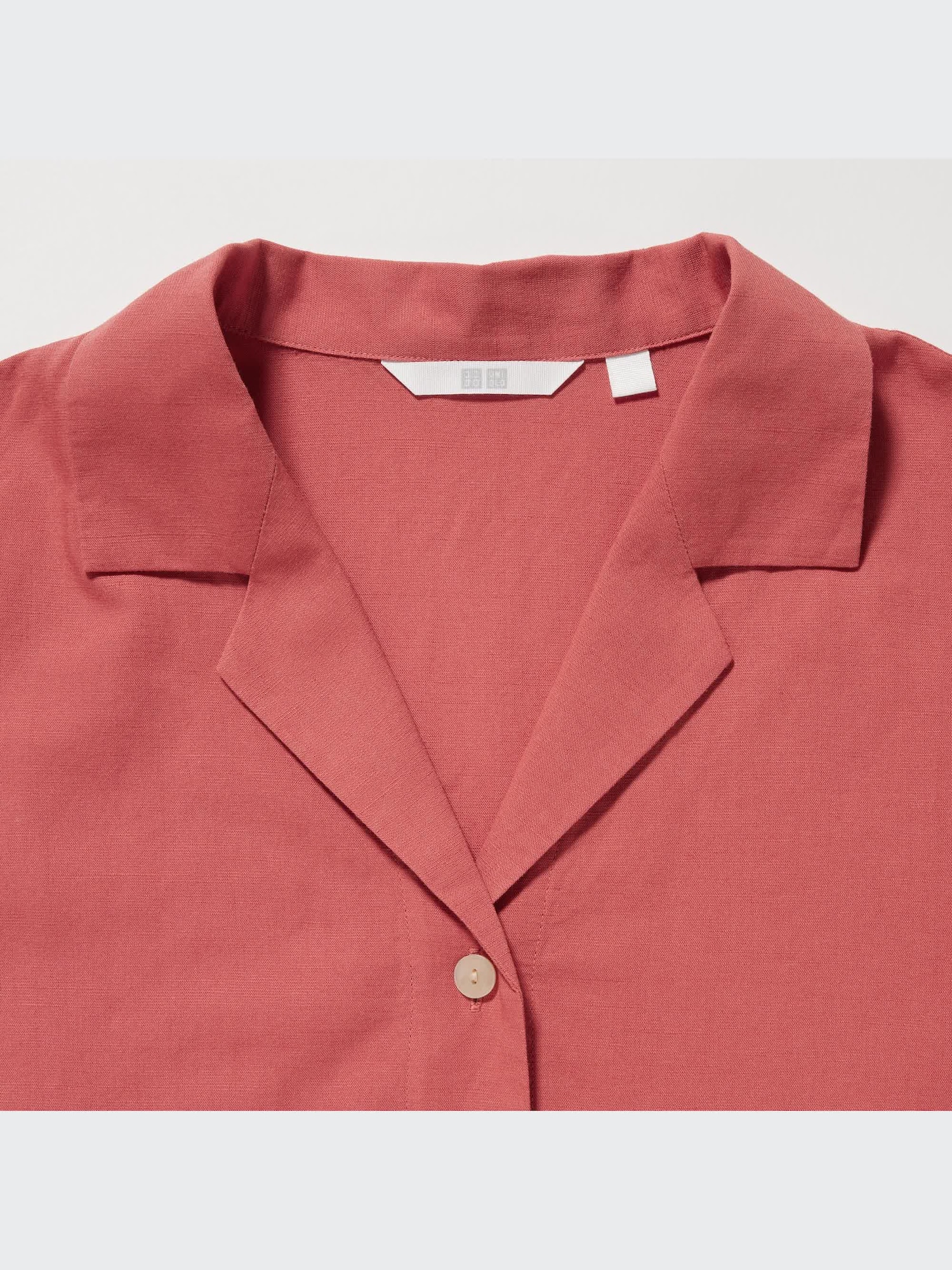 トップス 90s BREAKWATER Linen Open Collar Shirt 90s BREAKWATER Linen Open Collar Shirt