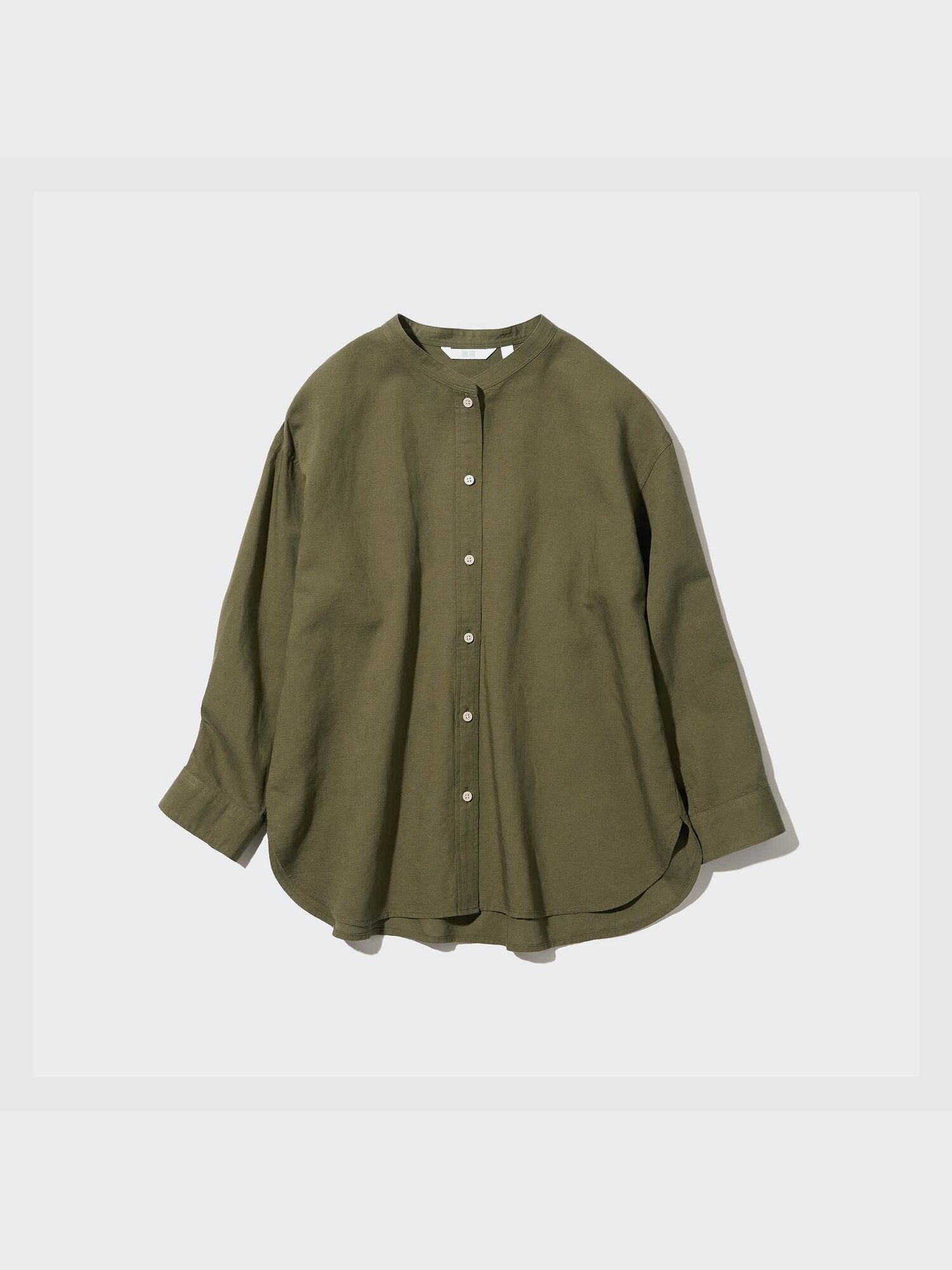 Cornier silk nep band collar shirt 日本製 中古・古着通販】Cornier (コルニエ) SILK NEP HEAVY MOSS