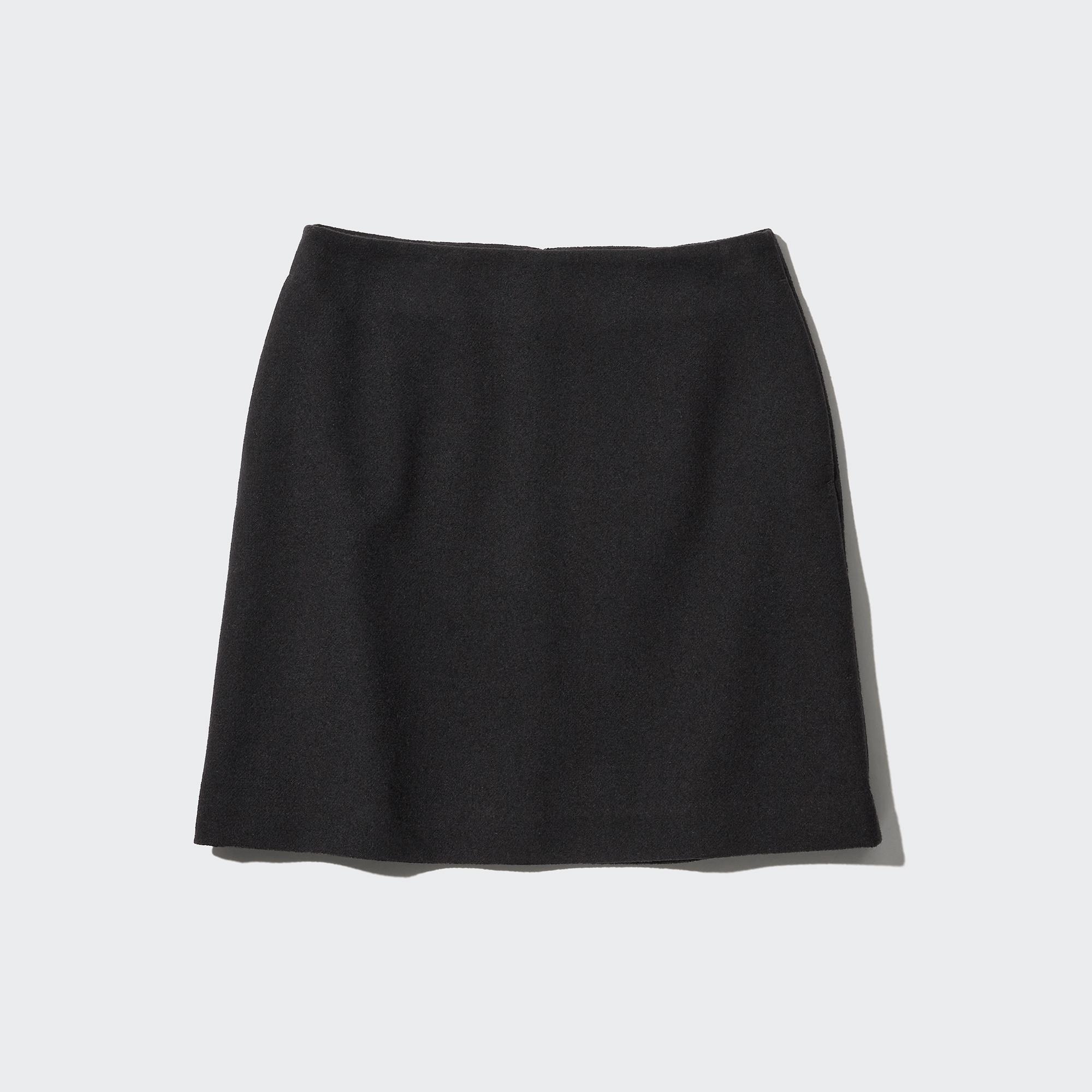 Uniqlo Brown Wool Plaid Flannel Mini Skirt Size 4 | eBay