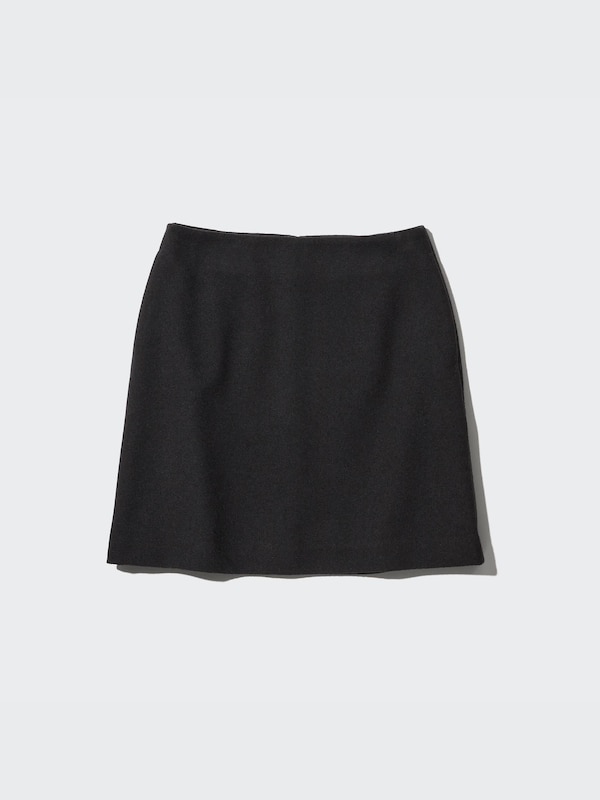 Wool Blend Mini Skirt