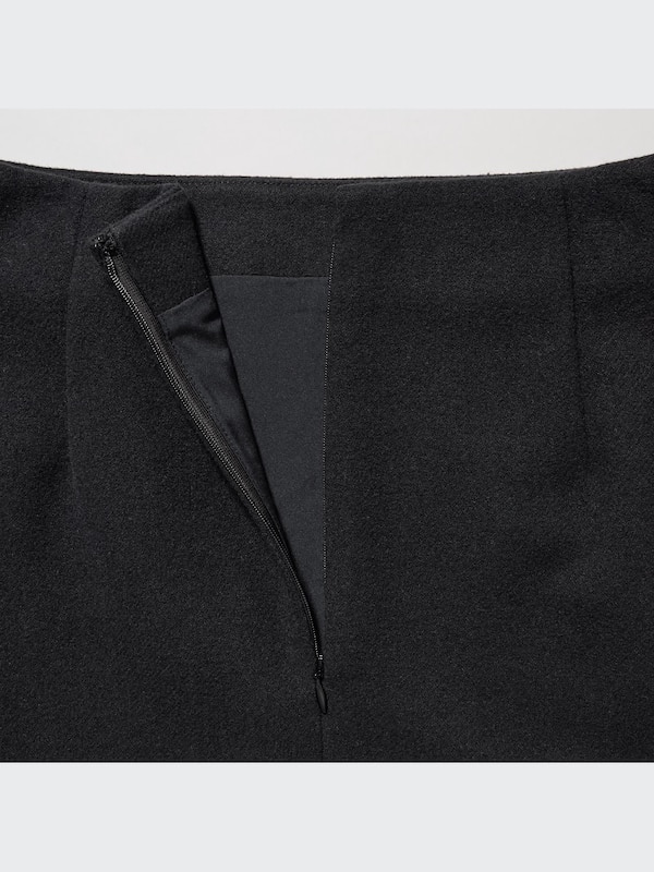 Wool Blend Mini Skirt