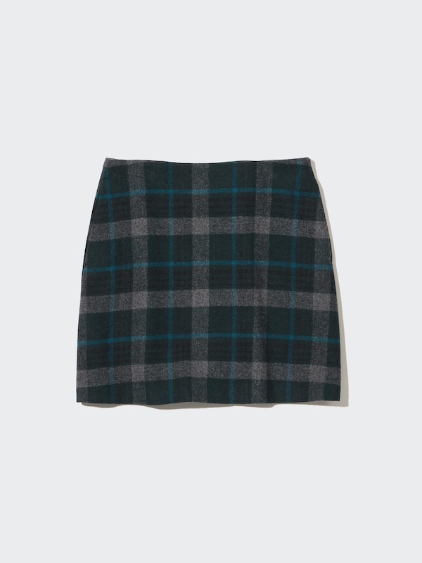 WOOL BLEND MINI SKIRT