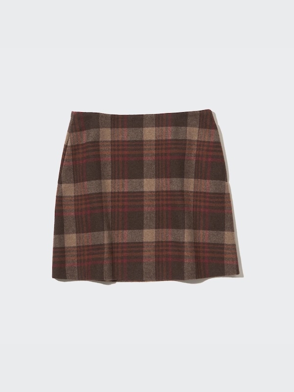 Wool Blend Mini Skirt