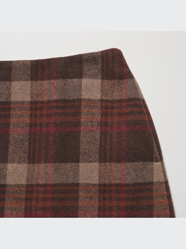 Wool Blend Mini Skirt