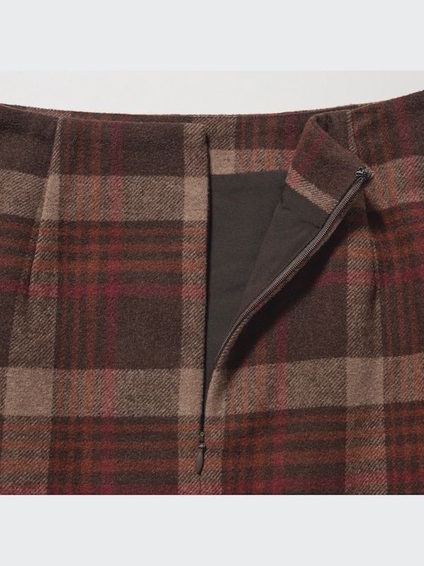 Wool Blend Mini Skirt