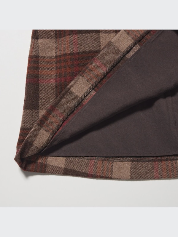 Wool Blend Mini Skirt