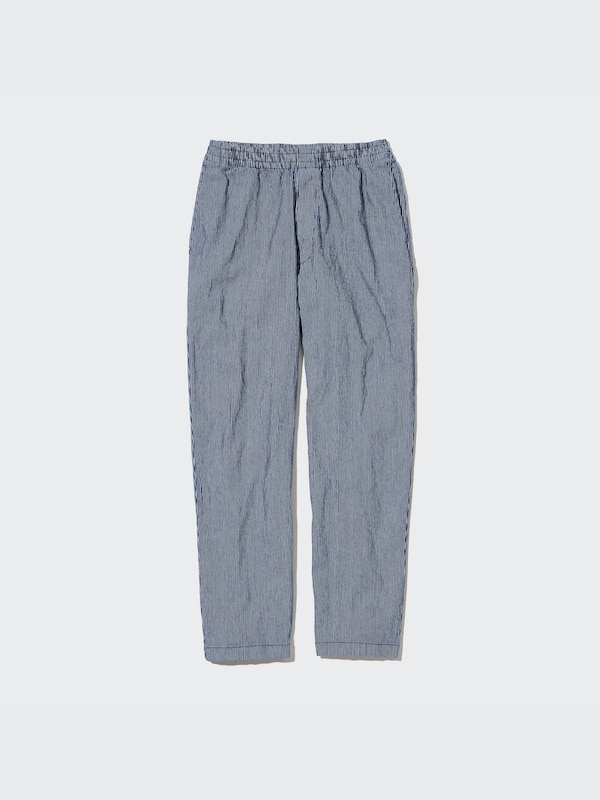 Cotton Relaxed Ankle Pants (Hickory)