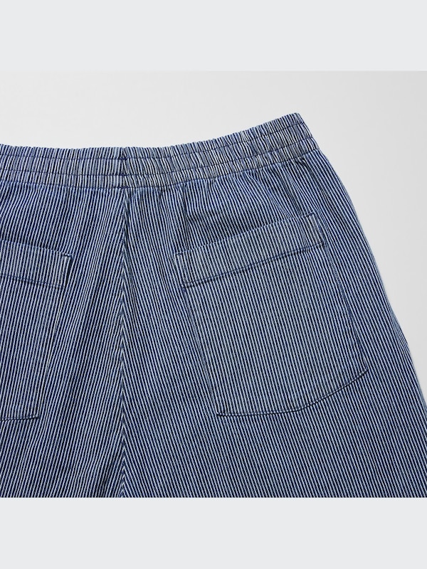 Cotton Relaxed Ankle Pants (Hickory)