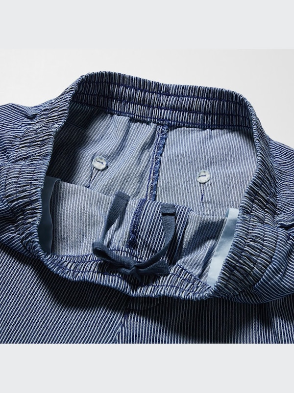 Cotton Relaxed Ankle Pants (Hickory)