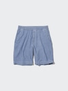Chambray Stretch Easy Shorts | 8"