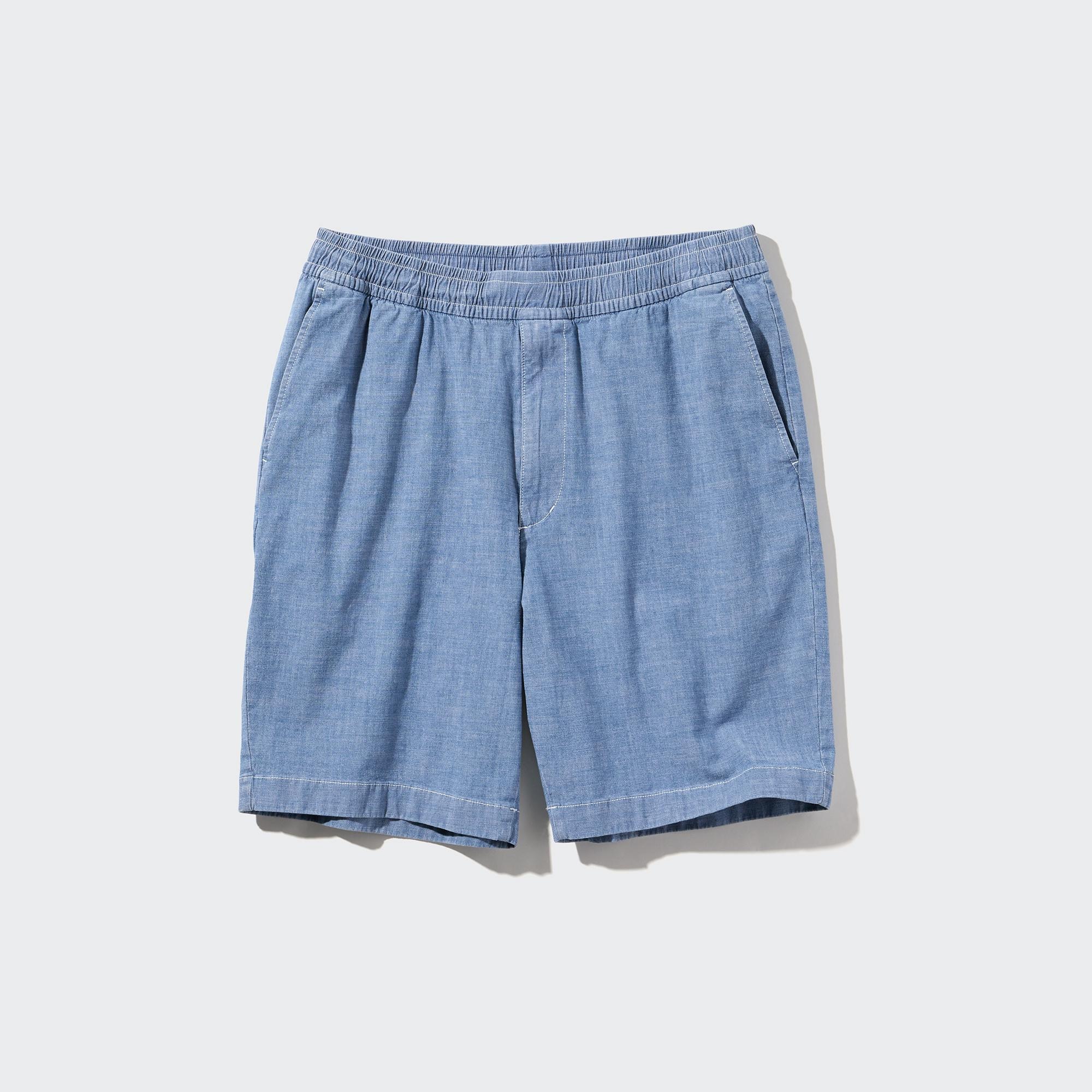 STRETCH EASY SHORTS (CHAMBRAY)