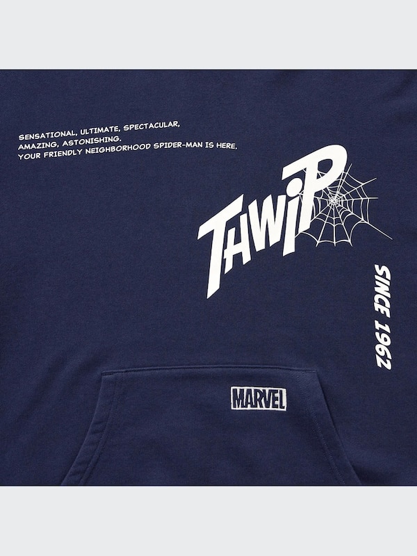 Spider-Man 60th Anniversary Amazing Years Long-Sleeve Sweat Pullover Hoodie